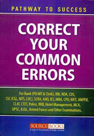 Correct Your Common Errors